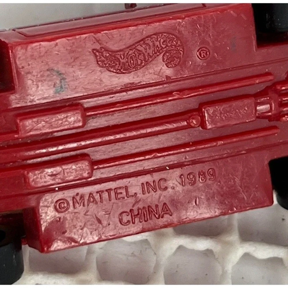 Hot Wheels Mattel 1989 Red Mercedes-Benz‎ SL Convertible